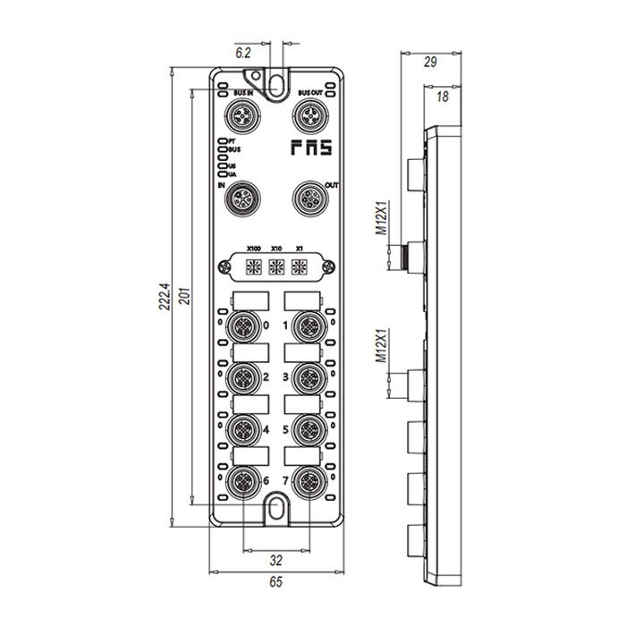 支持 EtherNet/IP 協(xié)議主站、8端口、IO-Link主站、Class A、004B11